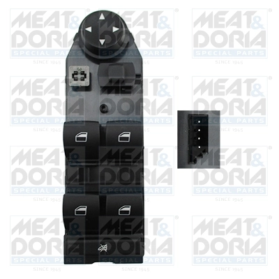 Switch, window regulator